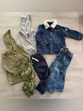 Boys 18 mo Lot-Fall/Winter Timberland, Cat & Jack, Carters, Cherokee, Easy Peasy